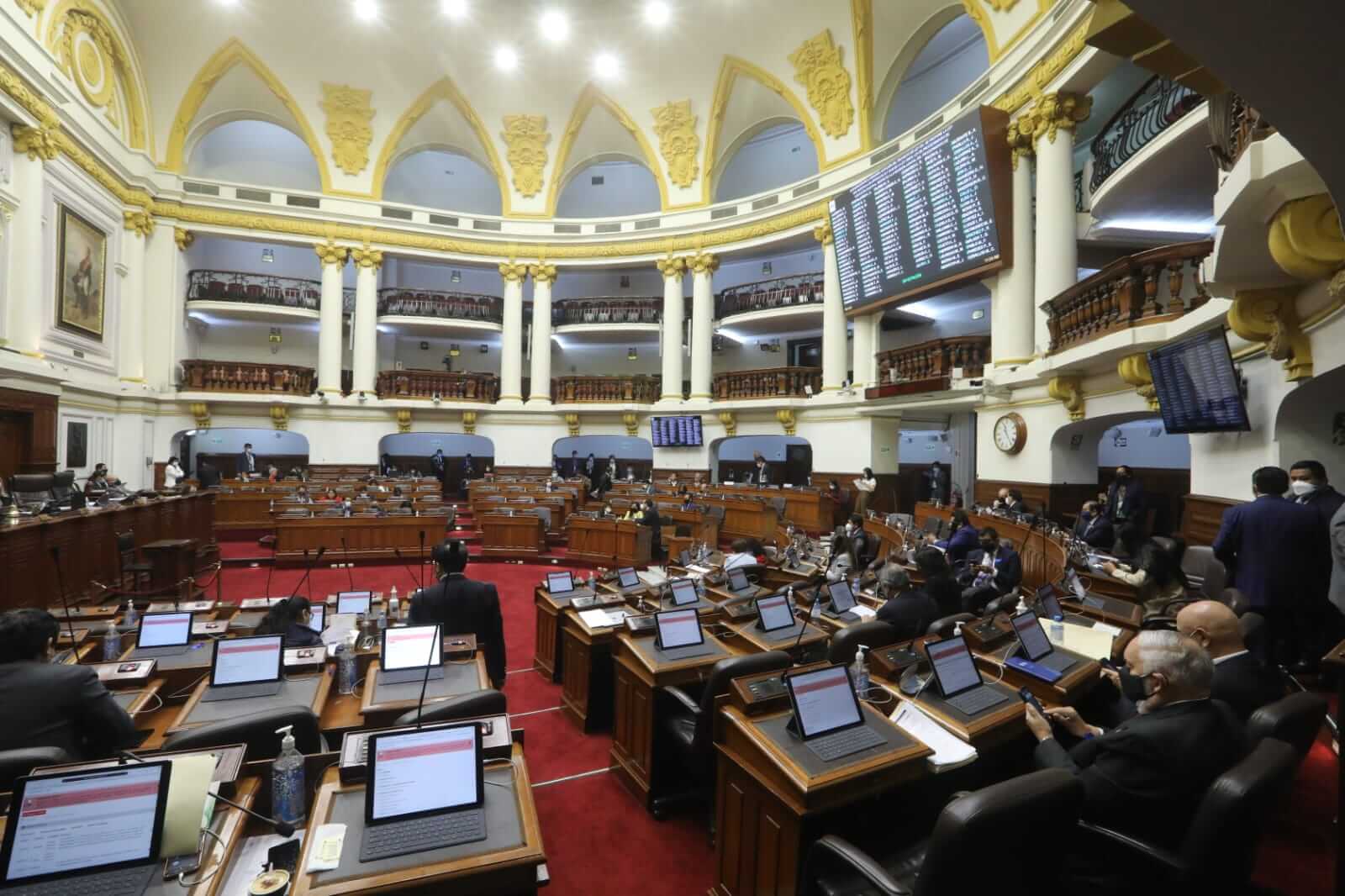 RECHAZO. El Congreso no admitió la moción de vacancia contra Pedro Castillo, que fue presentada por Patricia Chirinos de Avanza País.