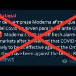 Falso. Mensaje viral sobre que CEO de Moderna dijo que las vacunas no sirven contra la variante Ómicron