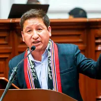 Guido Bellido, congresista del grupo parlamentario Perú Libre.