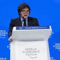 CRÍTICA. Javier Milei señaló que la "ideología woke" era la "gran epidemia de nuestra época" durante su discurso en el Foro Económico Mundial de Davos.